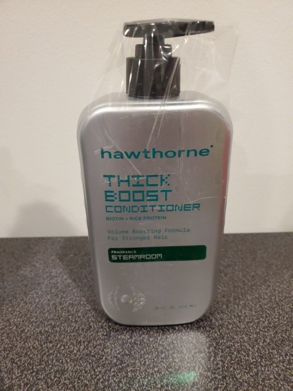 Hawthorne Thick Boost Conditioner Biotin + Rice Protein - Steamroom - 16fl oz